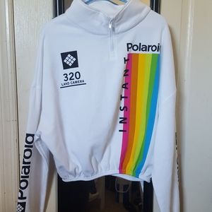 Cropped Polaroid Quaterzip